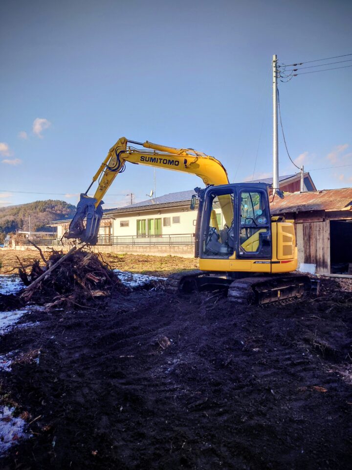 解体処理、抜根処理の画像